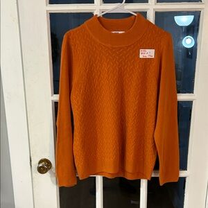N32. Alia Orange Sweater